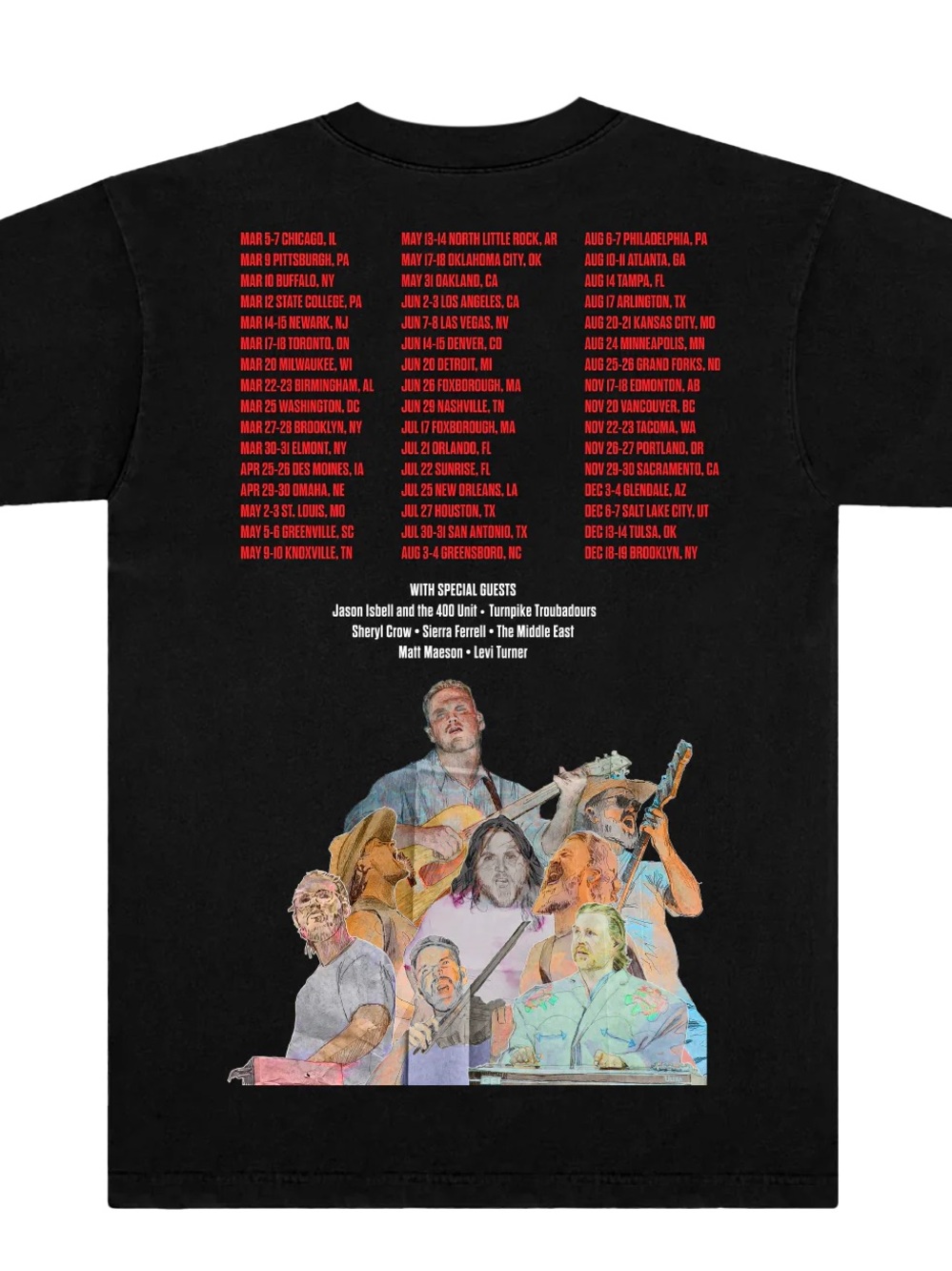 Zach Bryan Tour T-Shirt